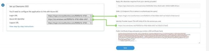 Enable Single sign on 2