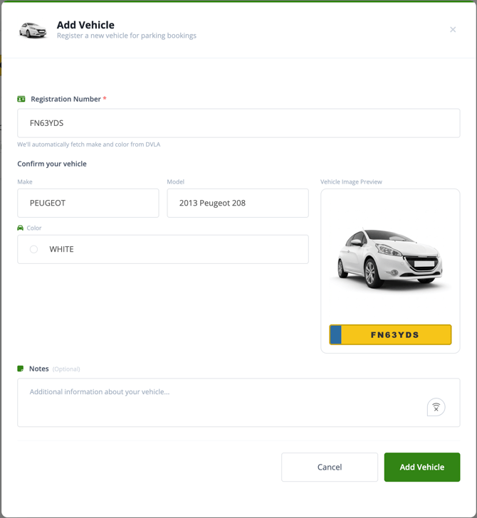 Vehicle Profile