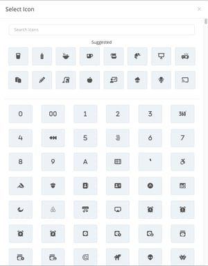 adding icons
