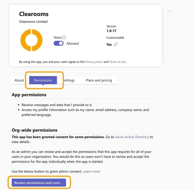 ms teams permissions