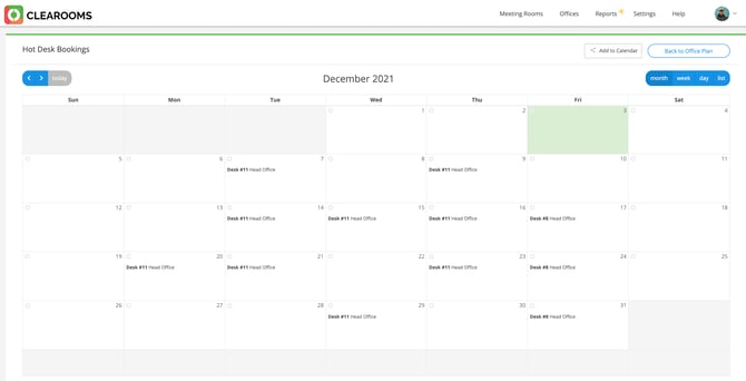 my calendar