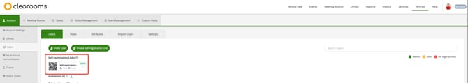 users page - self 
